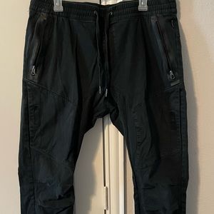 Joggers with zipper pockets